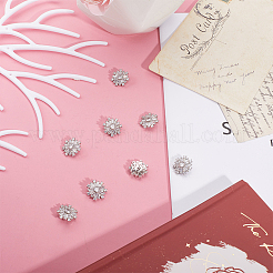 8 шт. латунные пуговицы с 1 отверстиями на ножке BUTT-GF0001-25