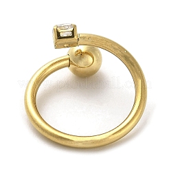 Круглый шарик манжета из нержавеющей стали 304&nbsp;RJEW-C036-03E-G