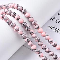 Окрашенные синтетической бирюзы шарика Gemstone пряди&nbsp;TURQ-R032-6mm-XSS04