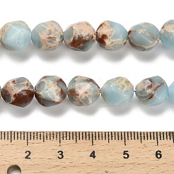 Окрашенный натуральный говлит имитация камня шушан бусины нити G-G203-08F