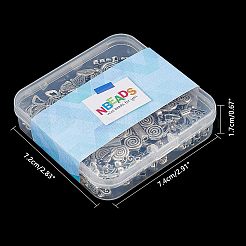 Сплавочные овальные бусины тибетского стиля  TIBE-NB0001-10AS