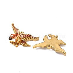 304 Edelstahl-Emaille-Anhänger&nbsp;STAS-F347-15B-G