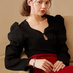 100 шт. окрашенные бусины из натуральной императорской яшмы G-PA0001-19