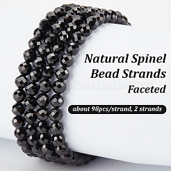 2 нити бусин из натуральной шпинели G-OC0005-73