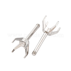 Фурнитура для сережек-гвоздиков из нержавеющей стали 304 STAS-B091-02B-05P