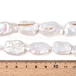 Природные Кеши жемчуг пряди PEAR-S020-K11