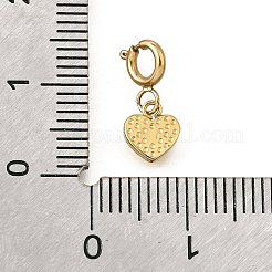 Подвесные украшения из нержавеющей стали 304 в форме сердца STAS-H202-12G-02