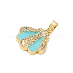 Pendentifs d'émail en laiton &nbsp;RB-CBA2CEF-02G-04