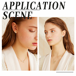 60 шт. 2-х цветные латунные спиральные серьги-клипсы для женщин&nbsp;FIND-DC0001-85