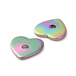 Placcatura ionica color arcobaleno (ip) perline in acciaio inossidabile 304&nbsp;STAS-D185-03M