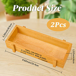 2 Stück Aufbewahrungsboxen für Kaffeebohnen aus Holz&nbsp;CON-CL0001-06