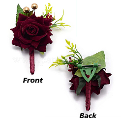 Шелковая брошь&nbsp;AJEW-WH0240-16