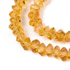 Прозрачные стеклянные бусины GLAA-N018-4mm-24