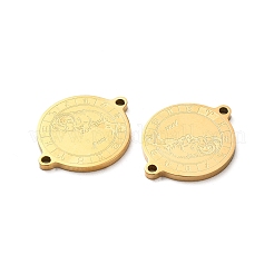Placcatura ionica (ip) 304 connettori in acciaio inossidabile charms&nbsp;STAS-C074-11G-09