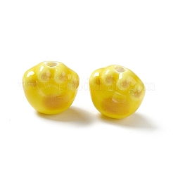 Perline porcellana stampato fatto a mano&nbsp;PORC-F006-01D