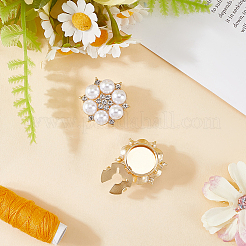 Кнопки латунь манжеты DIY-WH20011-70A