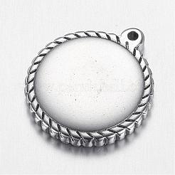 Pendentifs en acier inoxydable 304 résistant au ternissement&nbsp;STAS-G108-17