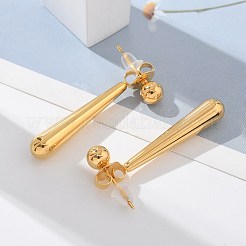 Серьги-гвоздики из нержавеющей стали 304&nbsp;EJEW-Z084-08G