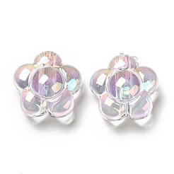 УФ-покрытие Радужные радужные прозрачные акриловые бусины&nbsp;X-OACR-C007-11