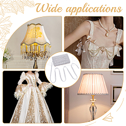 Полиэстеровая плетеная кружевная лента для украшения занавесок и диванов&nbsp;OCOR-WH0105-013B-02