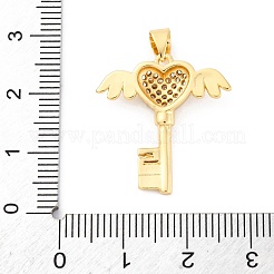 Латунные микро проложить кубического циркония подвески KK-S510-22G