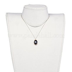 Стекло ожерелья шкентеля&nbsp;NJEW-JN02586-02