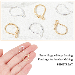 2 цвет 60 шт латунная фурнитура для сережек с застежкой-рычагом&nbsp;KK-BC0002-34