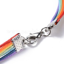 Колье из полиэстера NJEW-JN02429