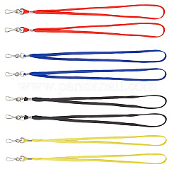 28 шт. 4-цветные полиэстеровые шейные ремни&nbsp;AJEW-CP0006-86