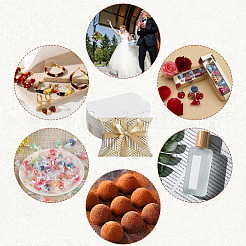 40 комплект 2-х цветных картонных коробок для конфет с принтом в виде подушек и бумаги&nbsp;CON-BBC0001-13A