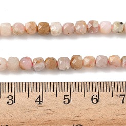 Натуральный розовый опал бусы пряди G-Z104-C01-4mm