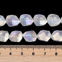 FilI di perline in vetro placcato&nbsp;EGLA-C009-01A-AB01