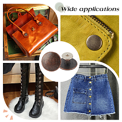 30 комплект винтовых кнопок из сплава&nbsp;DIY-OC0013-64