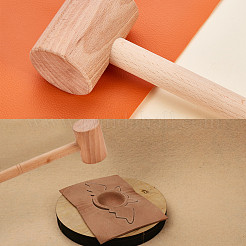 Marteaux en bois de hêtre&nbsp;TOOL-WH0079-10