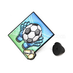 Эмалевые значки с изображением футбола&nbsp;JEWB-L023-02C-EB