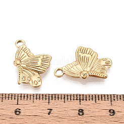 Подвески-бабочки из нержавеющей стали 304&nbsp;STAS-T069-21G