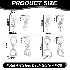 925 держатели кулонов из чистого серебра FIND-PH0021-79A