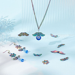 32 шт. 8-х стилевые бусины из сплава для покрытия стойки&nbsp;FIND-PH0007-63