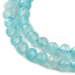 Природных амазонит бисер нитей G-V001-A01-3MM-01