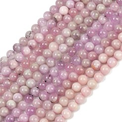 Природные кунцит бисер нитей G-L478-11-8mm-01