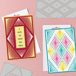 Углеродистая сталь разрезает трафареты DIY-WH0309-1252