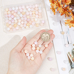 2 нити натуральных желтых нефритовых бусин G-GO0001-36