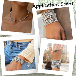 400 шт. бусины из нержавеющей стали марки 304 STAS-BBC0003-61A