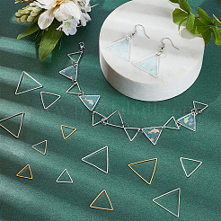 90шт 9 стильных латунных соединительных кольца&nbsp;KK-AR0002-33