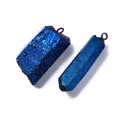 Подвески из натурального кварцевого кристалла с вакуумным покрытием pvd&nbsp;G-R461-07C