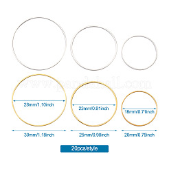 Латунные соединительные колечки KK-YS0001-03