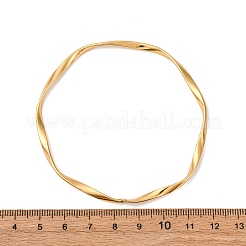 3шт. 3 цвета 304 нержавеющая сталь витые браслеты наборы для женщин&nbsp;BJEW-L610-27M