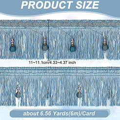 Отделка из полиэстерового кружева с кисточками длиной 6 м&nbsp;OCOR-OC0001-51B