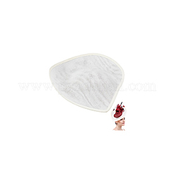 Льняная мини-шляпа с очаровательной основой AJEW-WH0561-32E