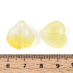 Подвески из прозрачного стекла с лепестками&nbsp;GLAA-T030-05-01